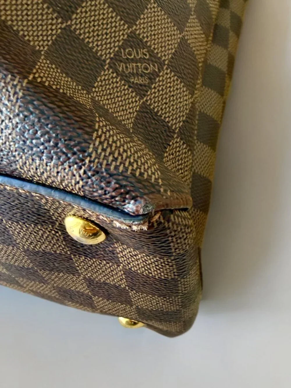 is Vuitton Damier Ebene LV Riverside Tote